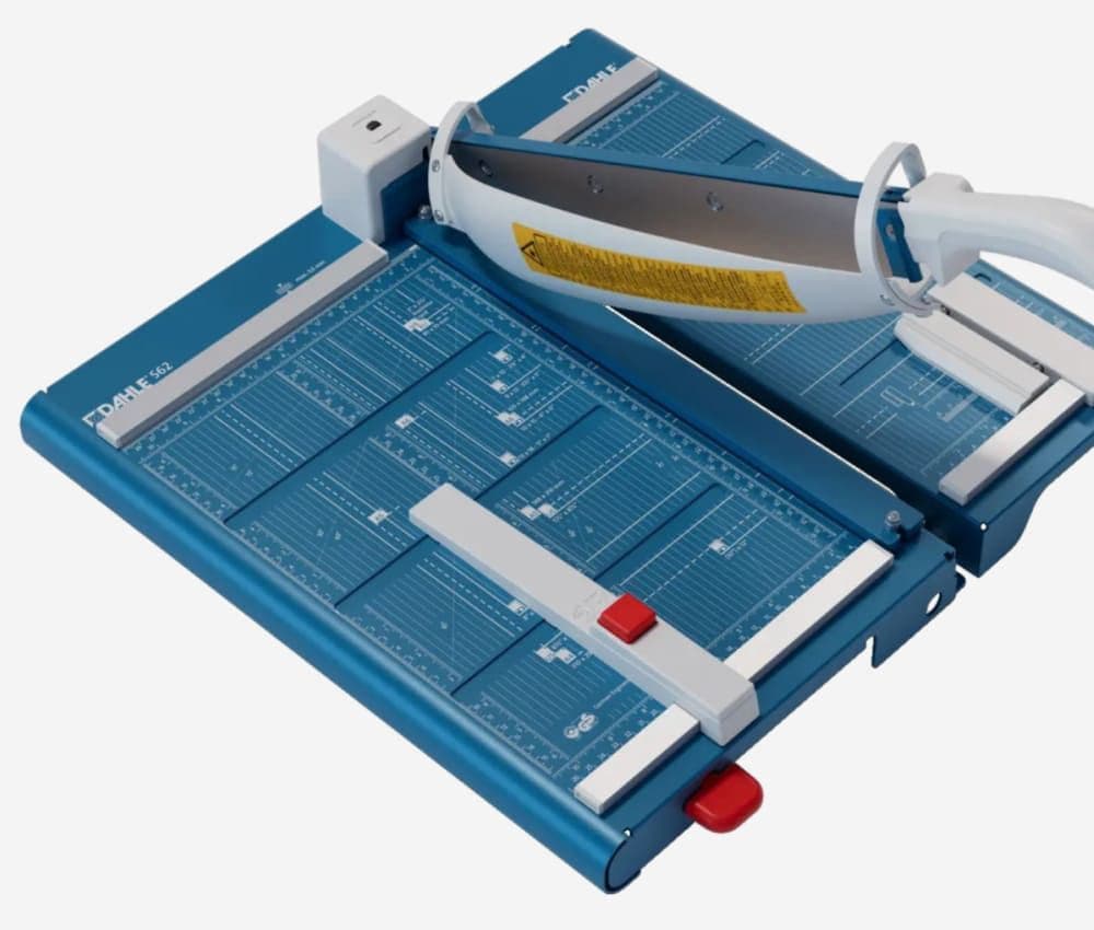 Dispositif de pression automatique de la cisaille 562 DAHLE.