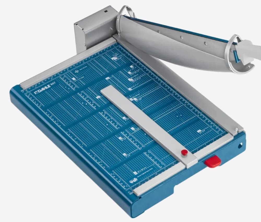 Dispositif de pression automatique de la cisaille 867 DAHLE.