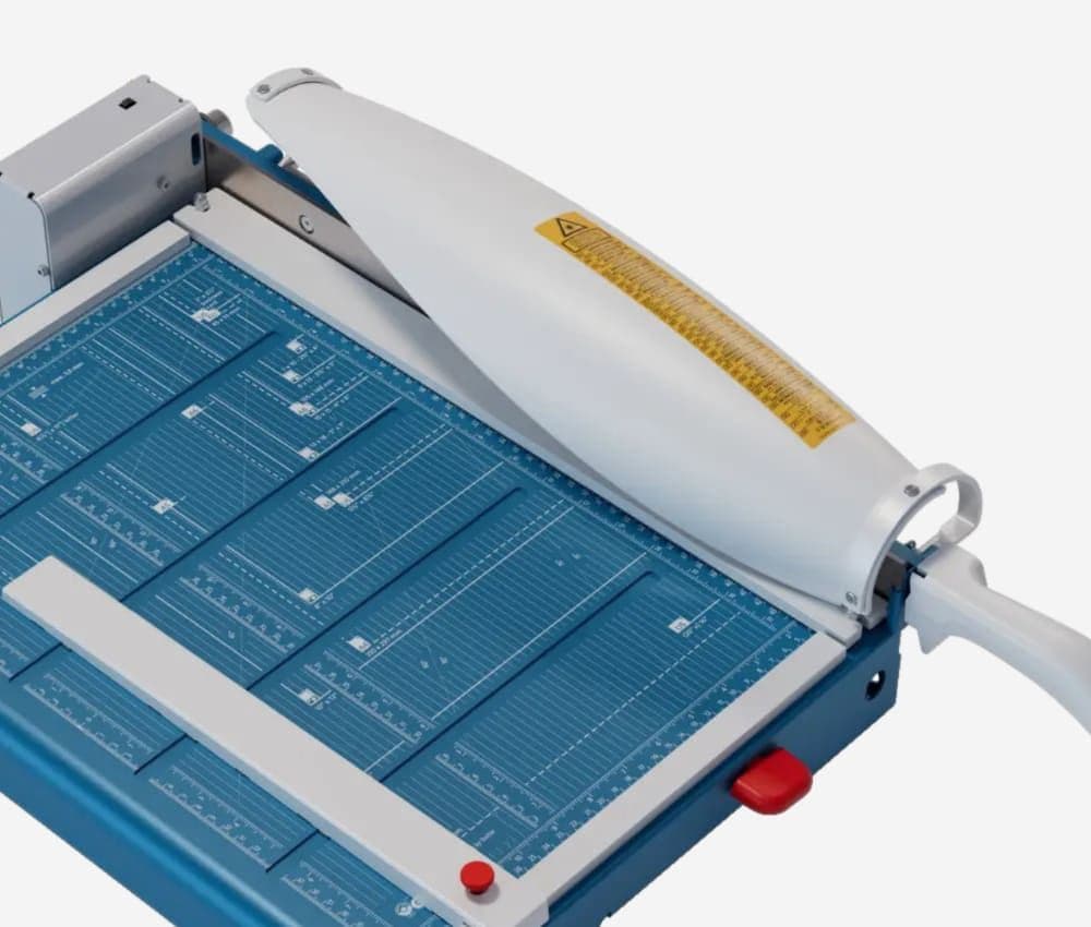 Dispositif de sécurité automatique de la cisaille 867 DAHLE.